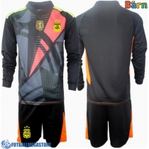 Fotballdrakt Barn Argentina Keeper Hjemmedraktsett Copa America 2024 Langermet (+ Korte bukser)